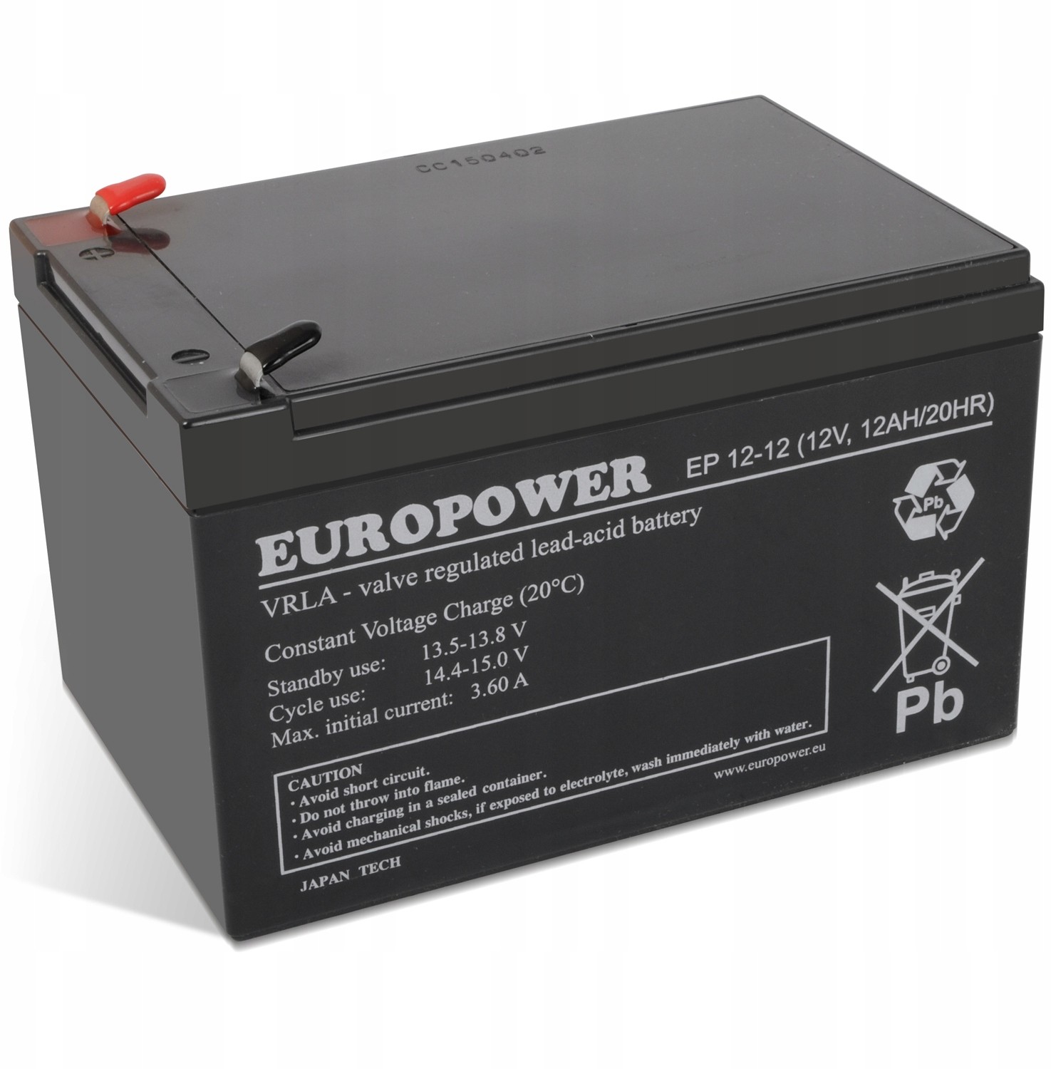 Akumulator 12V 12Ah Agm Europower EP12-12