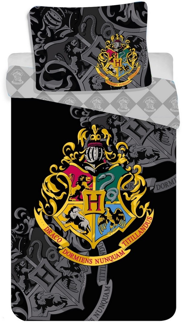 Jerry Fabrics Pościel bawełniana Harry Potter, 140 x 200 cm, 70 x 90 cm