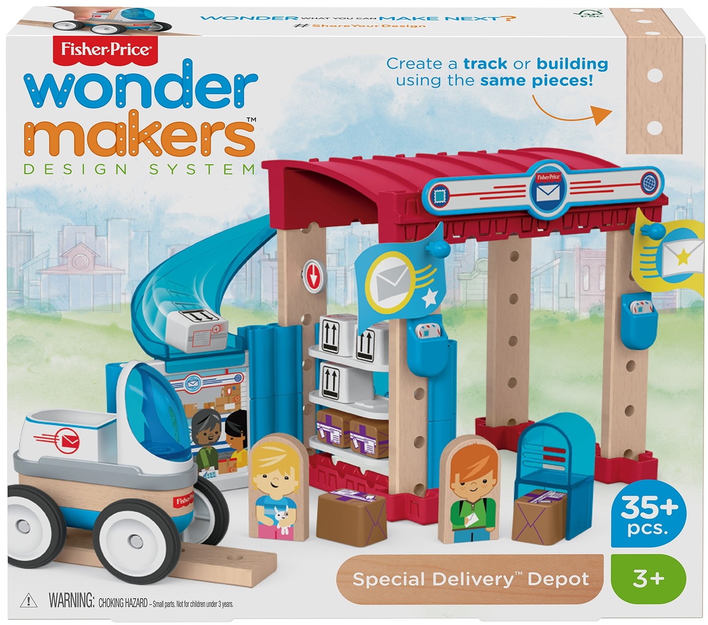 Fisher Price Wonder Builder Poczta