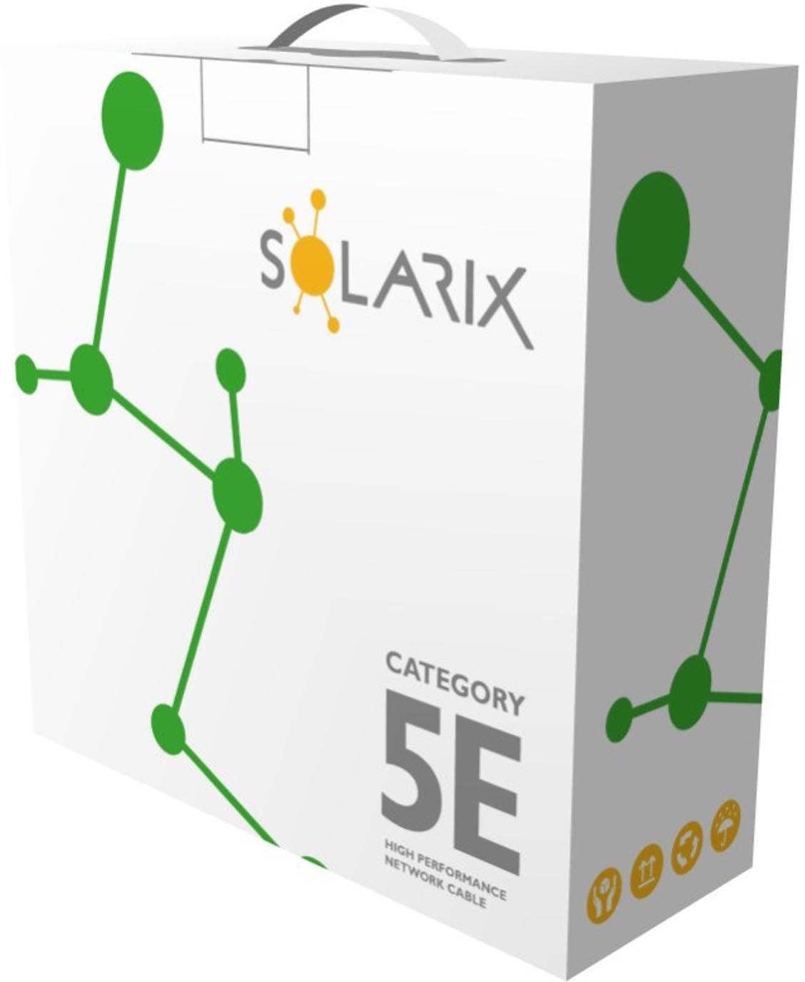 Solarix Przewód UTP kat.5e box 100m SXKD-5E-UTP-PVC 27724130