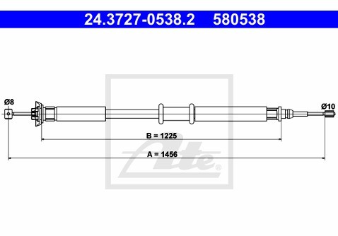 ATE Cięgno, hamulec postojowy 24.3727-0538.2