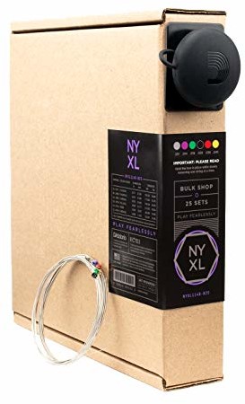 DAddario NYXL1149-B25 Nikiel Wound Struny do gitary elektrycznej, średnie, 11-49, zbiorcze 25 zestawów NYXL1149-B25