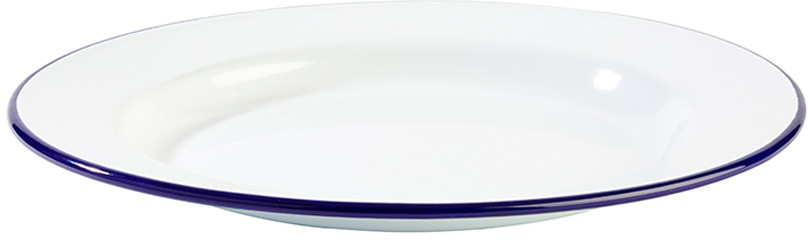 APS Talerz płaski 260 mm, biało-niebieski | Enamelware 40666