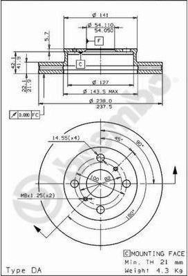 BREMBO 09.5933.10 09.5933.10