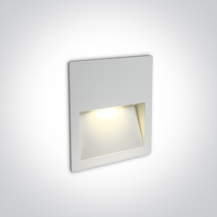 Zdjęcia - Naświetlacz LED / lampa zewnętrzna Oprawa elewacyjna biała Lapas LED 3W IP65 68068A/W/W - OneLight