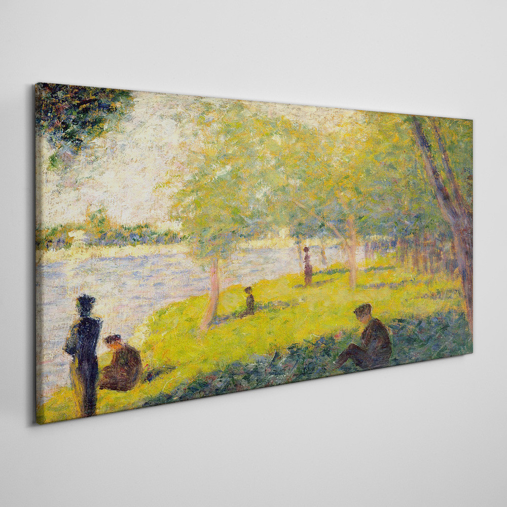 PL Coloray Obraz Canvas Natura Malarstwo Drzewa 120x60cm