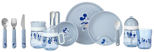 Mepal Mepal Mio Mickey Mouse 22 Cm Niebieski Talerzyk Dla Dzieci Płytki Plastikowy