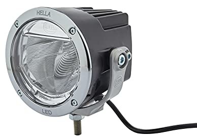 HELLA 1F0 012 206-001 LED-Reflektor dalekosiężny - Luminator X LED - 12/24V - Liczba referencyjna: 37.5 - Oprawa - Kolor szkła reflektora: przezroczysty 1F0 012 206-001