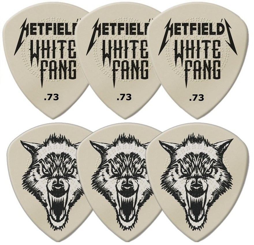 Dunlop PH122P.73 White Fang Hetfield 6 szt kostki gitarowe