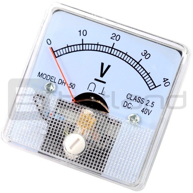 Woltomierz analogowy DH-50 - 40V DC UPM-09923
