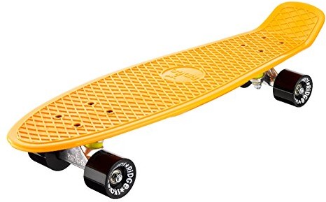 Cruiser Ridge Organics Board Skate w całości wyprodukowany w UE 27 cali Skateboard, żółty, 69 cm (27) PB-27-ORGANIC-DARKYEL-BLACK