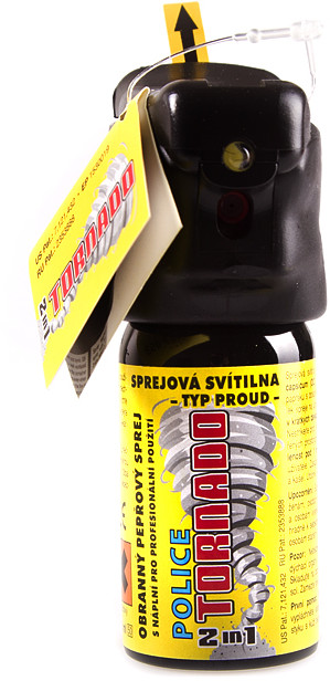 ESP Gaz pieprzowy OC TORNADO z latarką, 40 ml