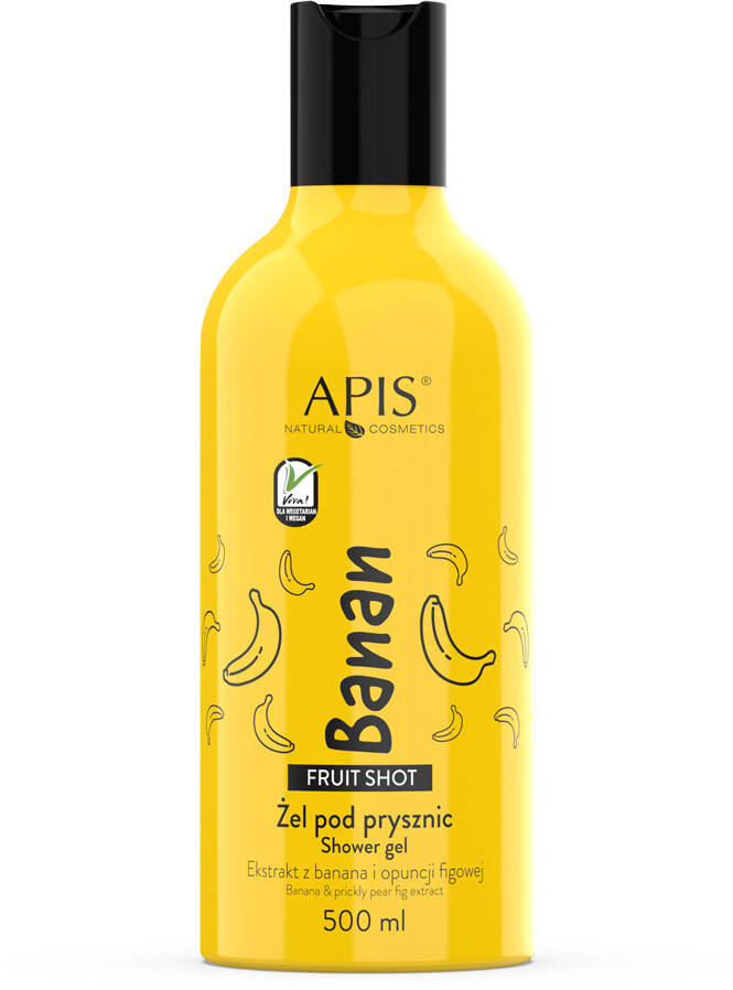 Apis Professional Fruit Shot Bananowy Żel Pod Prysznic 500ml AP7294