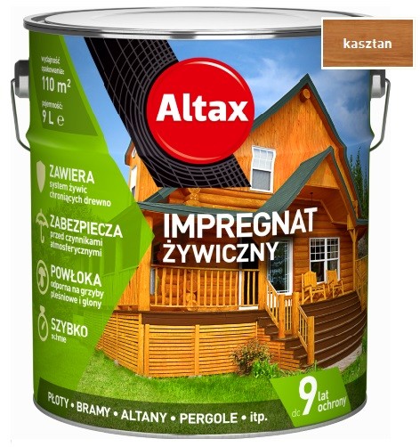 Altax impregnat $101ywiczny, kasztan, 9l
