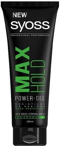 Syoss Max Hold Gel żel do włosów Mega Strong Hold 250ml