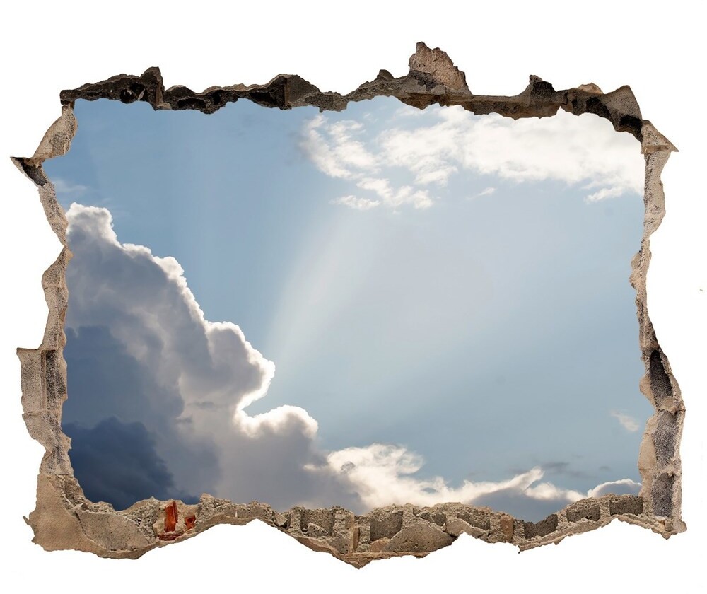 Wallmuralia.pl naklejka fototapeta 3D widok Chmury na niebie