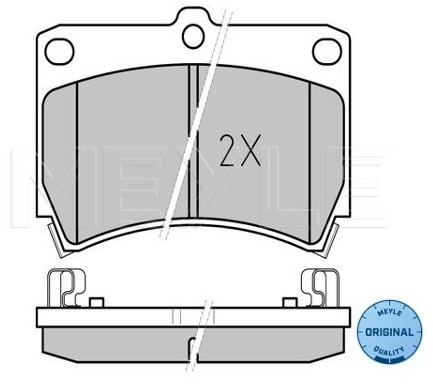 Wulf Gaertner Autoparts Zestaw klocków hamulcowych, hamulce tarczowe Wulf Gaertner Autoparts 025 216 5415/W