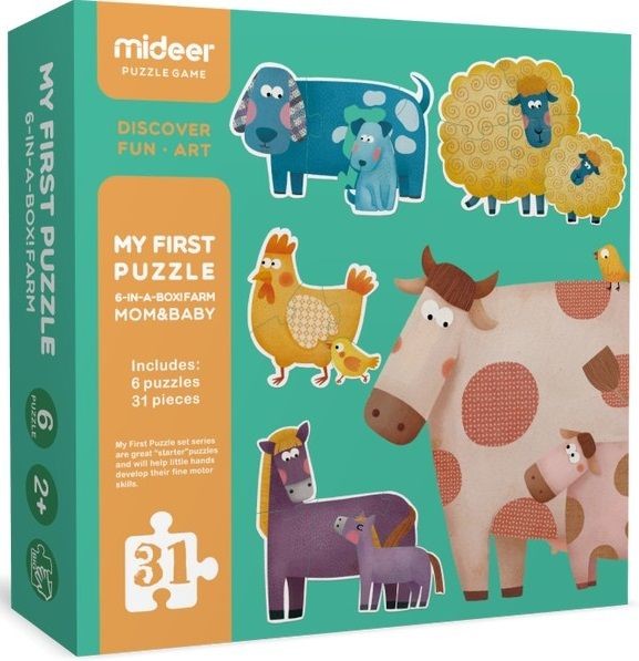 Mideer Moje pierwsze puzzle Mama i dzieci