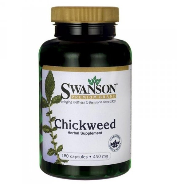 SWANSON Chickweed (Gwiazdnica pospolita) 450mg 180 kaps. SW929