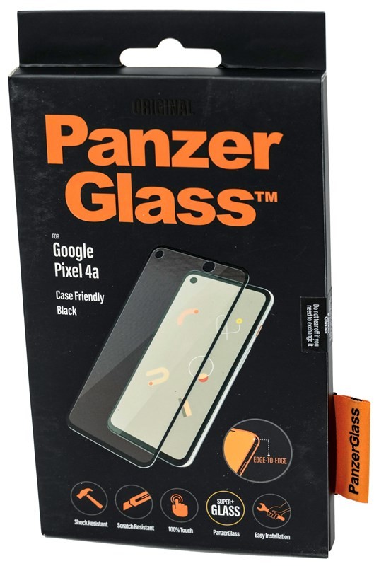 PanzerGlass Google Pixel 4a - Black (Case Friendly) PANZER4762