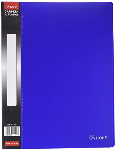 DOHE dohe 91404 teczka  30 kieszeni, niestandardowy grzbiet, niebieski
