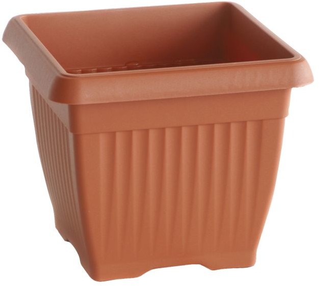 Prosperplast Doniczka kwadratowa Terra terakota 19 cm