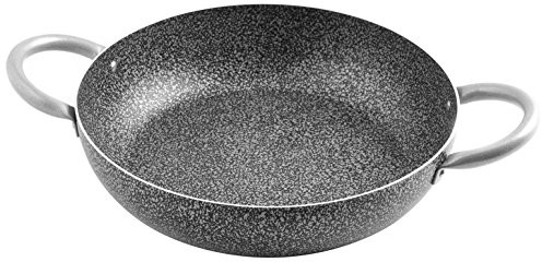 Home Family Stone patelnia nieprzywierająca powłoka, kamienia, czarna/szara, 34 cm 8003512670732
