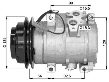 NRF Kompresor, klimatyzacja NRF 32458