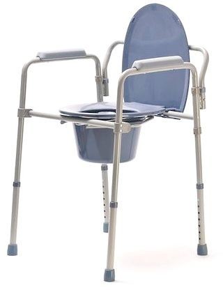 Krzesło TOALETOWE SANITARNE WC SEDESOWE 3w1 - SKŁADANE - wytrzymałość 136kg (tolskl) 0000304