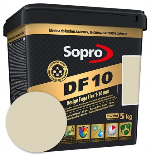 Sopro Fuga elastyczna DF 10 srebrno-szara (17) 2,5 kg