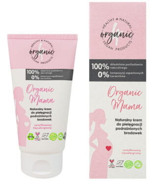 4ORGANIC Naturalny krem do pielęgnacji podrażnionych brodawek 4organic 50 ml