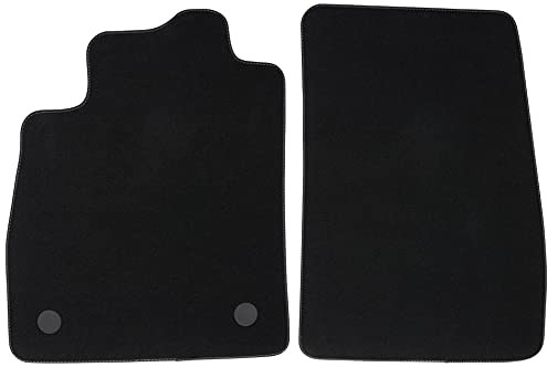 MAT10 MAT10  Silver-Line: Ford Fiesta mały samochód rok produkcji 2017  05  X dywaniki samochodowe welurowe, jakość premium, 4-częściowy, kolor czarny, gwarantowane dopasowanie 000153SV002