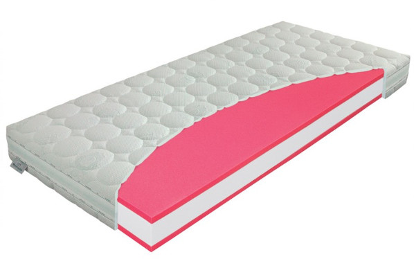 Materasso Materac ANTIBACTERIAL piankowy 200x200 Pokrowce SilverProtect