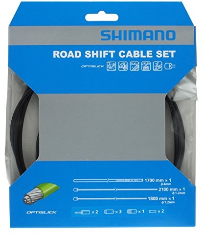 Shimano Opti Slick cięgno manetki zestaw Road czarna 2016, cięgno manetki/pokrowiec Y60198010