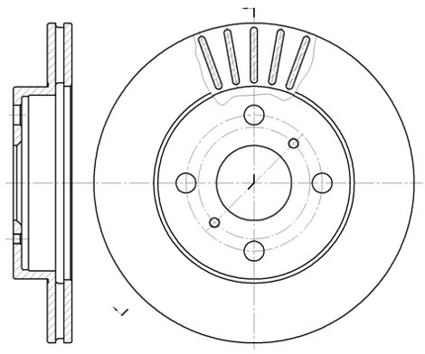 Roadhouse Tarcza hamulcowa 6618.10