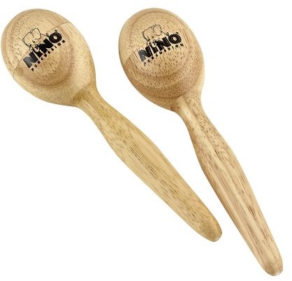 Nino Percussion nino565 Egg Maracas wykonana z drewna NINO565