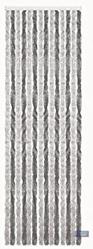 Brunner akcesoria kempingowe artykuł Chenille zasłona 56x185 cm (biały/szary) 7233100N.C50