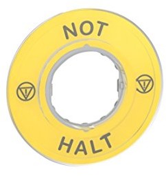 Schneider Electric zby-9220 podkładka tabliczka  60 do not-trzymanie-Taster not-chwyt/logo iso13850 pic - mss 40 17