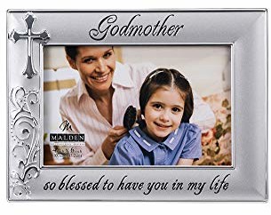 Malden International Designs Godmother with Cross Picture Frame