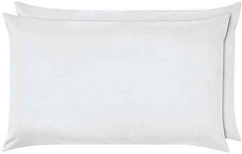 AmazonBasics poszewka na poduszkę z mikrofibry, biały, 50 x 80 cm PC-BHW-017