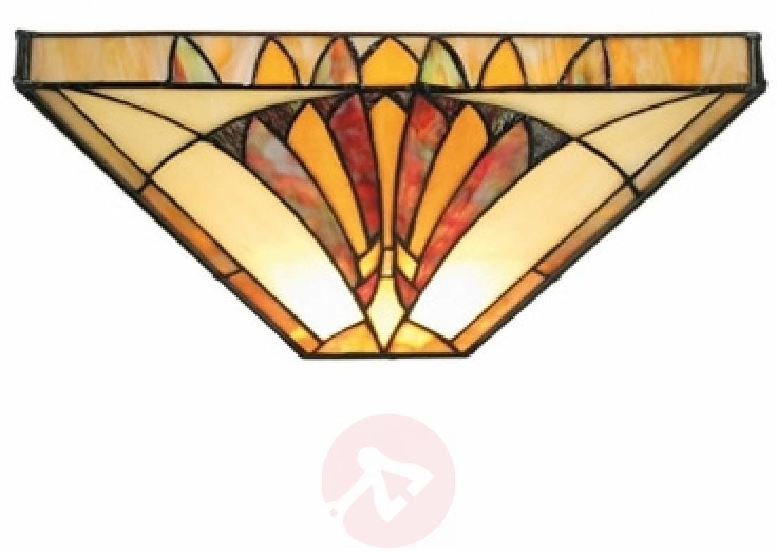 Artistar R Efektowna lampa ścienna AMALIA w stylu Tiffany