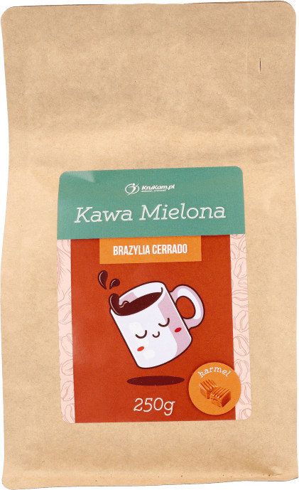 KruKam Kawa mielona Brazylia Cerrado karmelowa 250g