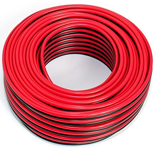 Seki Kabel głośnika 25 m  2 X 2,5 mm  100% CCA MIEDŹ; przewód audio  czerwony/czarny 311777