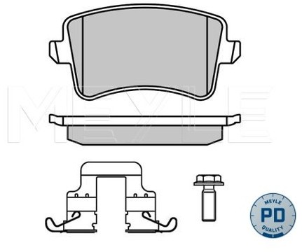 Wulf Gaertner Autoparts Zestaw klocków hamulcowych, hamulce tarczowe Wulf Gaertner Autoparts 025 246 0617-1/PD