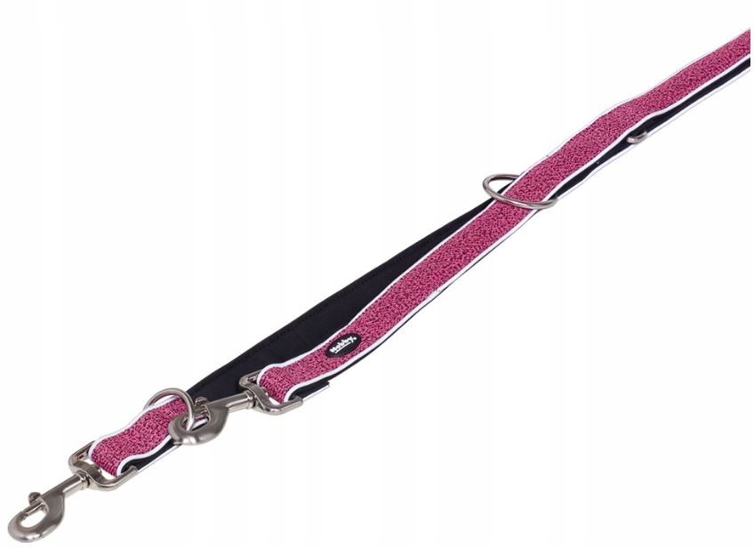 Nobby smycz Cayo Xs/s przepinana 200cm różowa