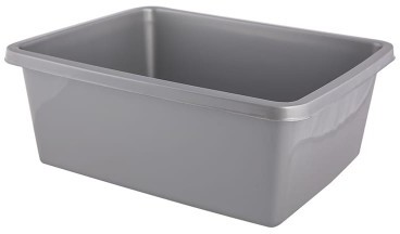 Altom MISKA PROSTOKĄTNA 33,7X26,8CM 8L SREBRNY 5902443992469