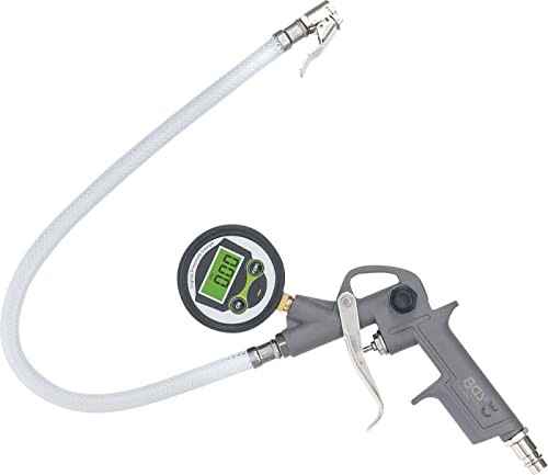 BGS BGS 6794 | cyfrowy pistolet do pompowania opon | 0 8 bar | miernik ciśnienia w oponach | miernik ciśnienia opon | ciśnieniomierz do opon | miernik ciśnienia opon 6794