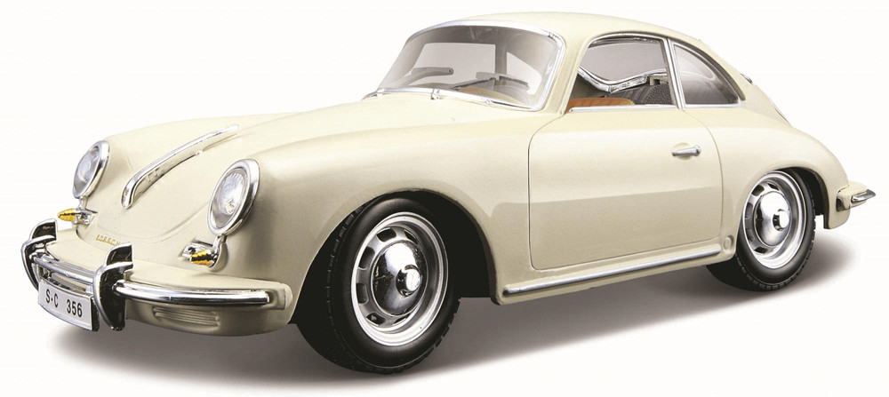 Bburago auto Porsche 356B Coupe 1:24 kremowy