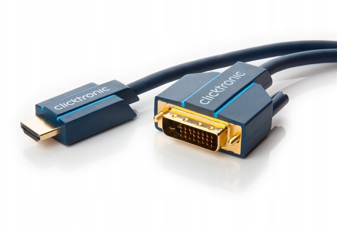HQ Kabel Hdmi-dvi -D M/M 3D Ultra Hd 4K złoty 1m