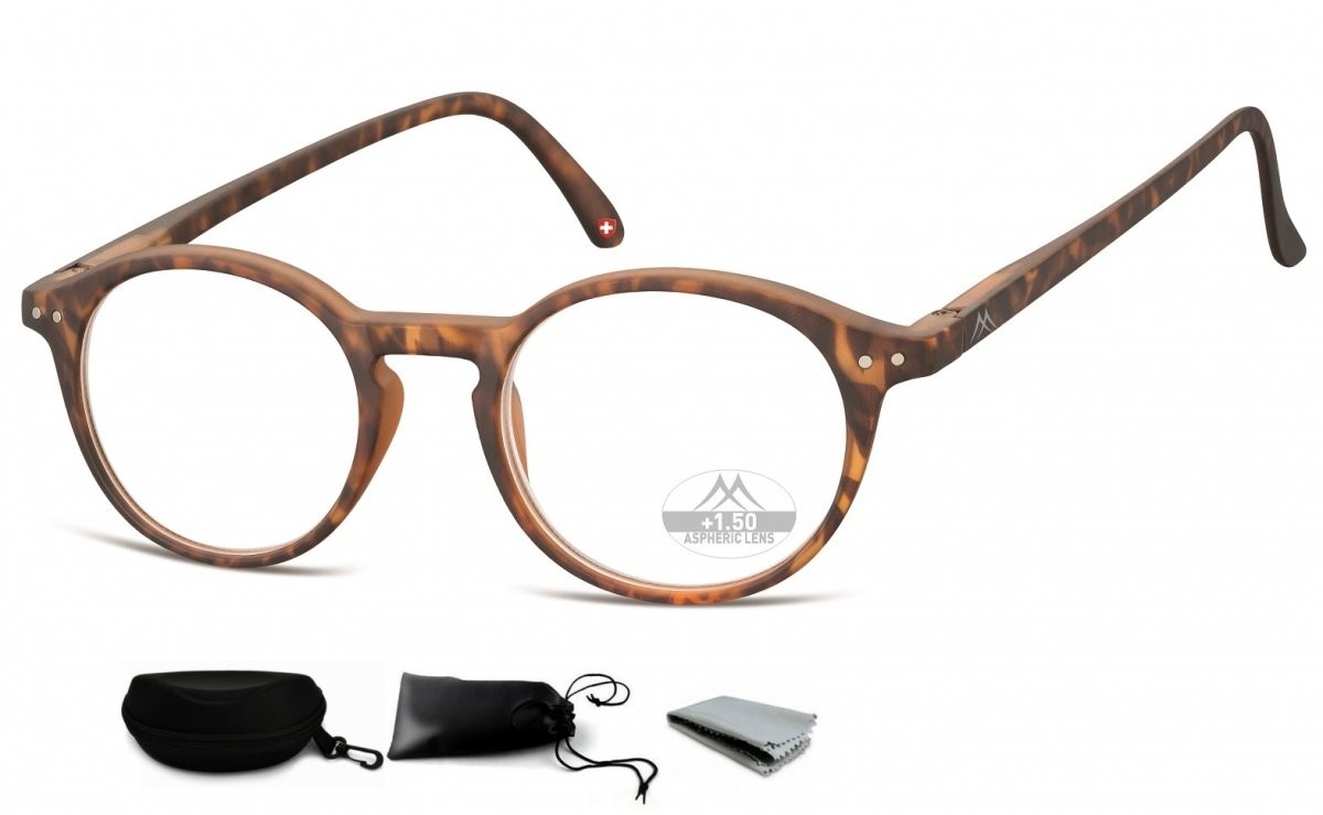Montana Asferyczne Okulary Lenonki do Czytania Plusy MR65A MR65A
